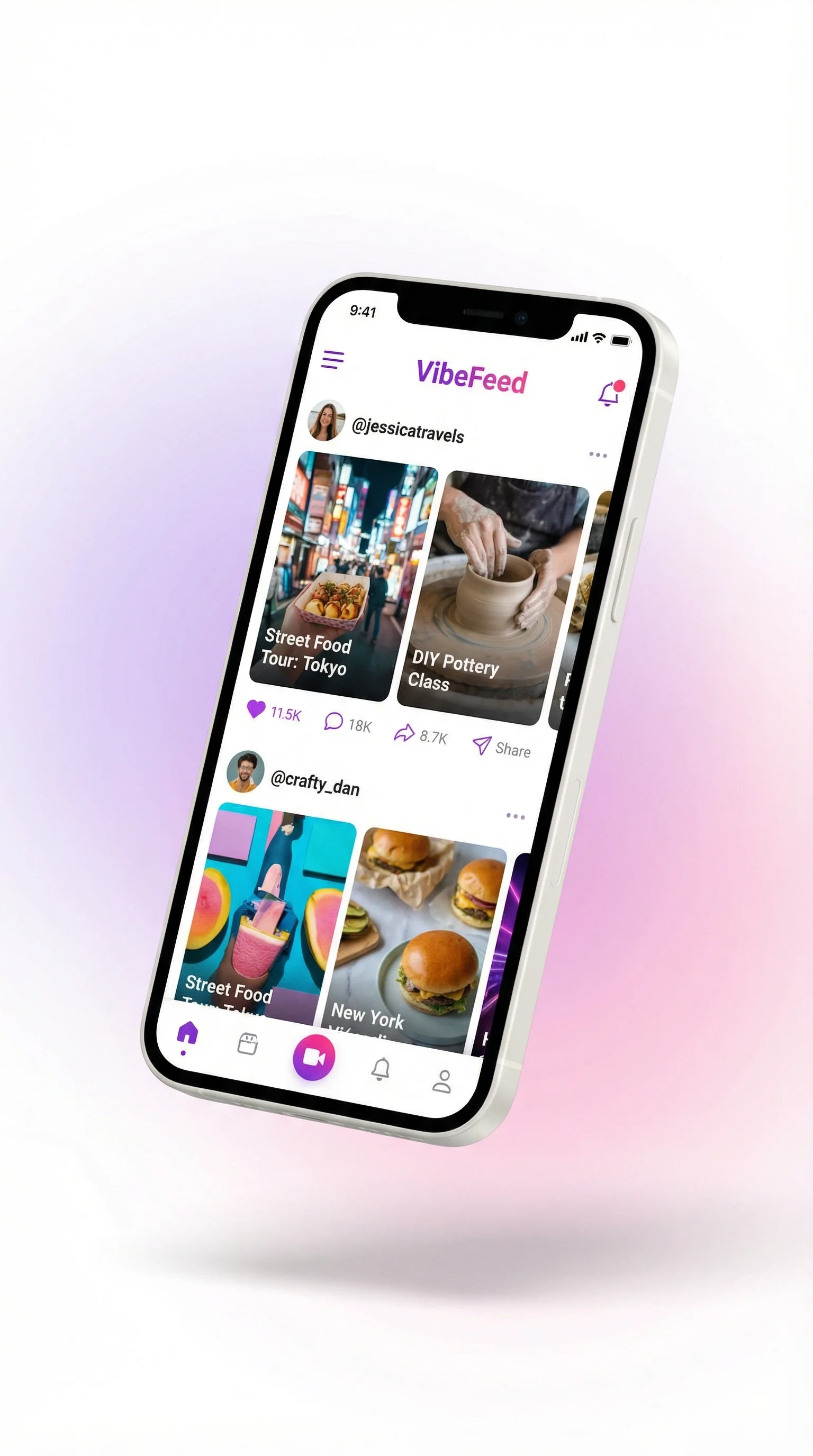 后入视频官方APP界面展示 - 达人创作管理工具
